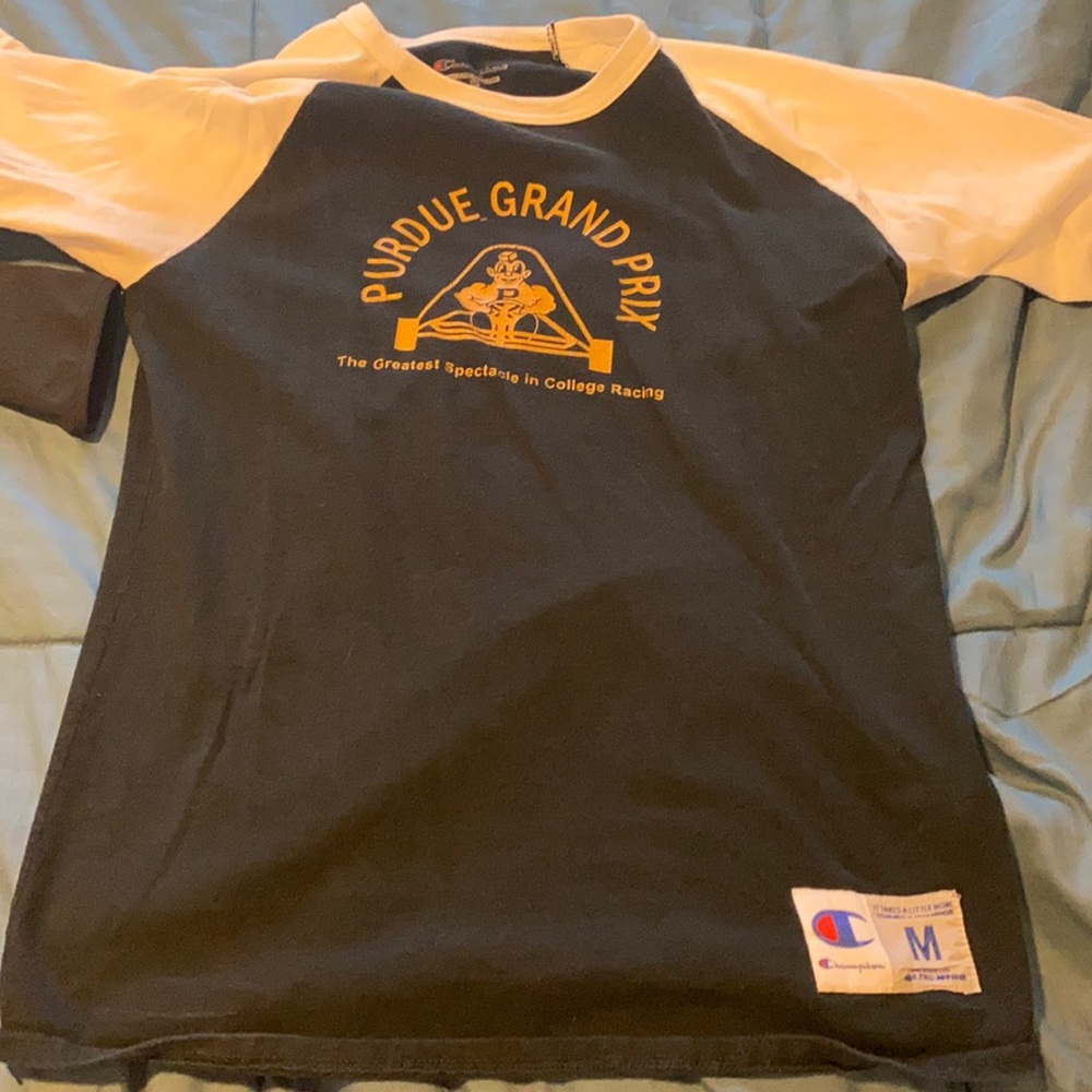 Purdue University Grand Prix Baseball Tee